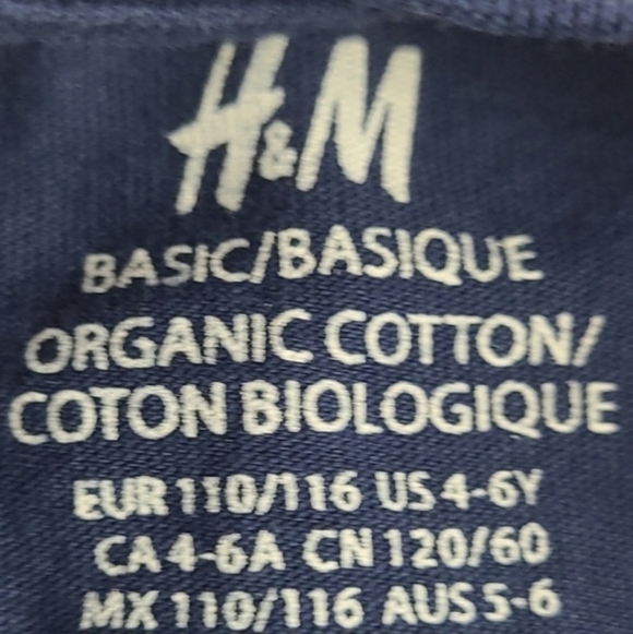 Blue Crew Neck Basic T-Shirt, Size S - Picture 3 of 4